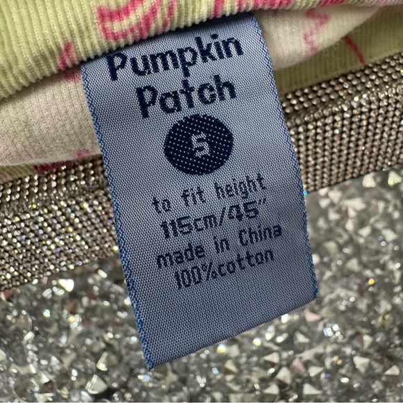 Pumpkin patch skirt tiered ruffle, frills, lime, green, pink, cute floral Y2K - Picture 8 of 8